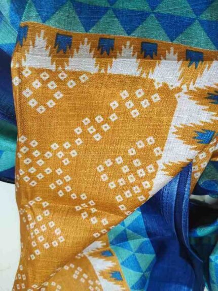 MUSTARD YELLOW COLOUR SEMI SILK DUPATTA