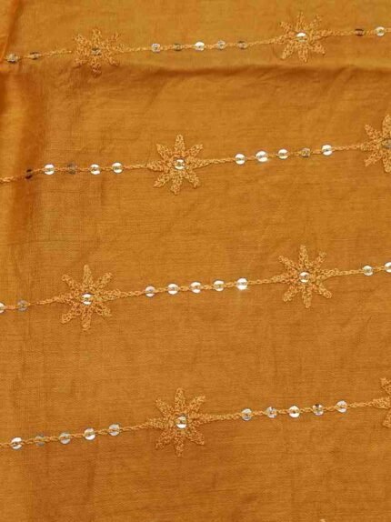 YELLOW COLOUR  SEMI SILK DUPATTA