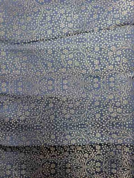 GREY COLOUR SATIN SILK BANARSI SUIT